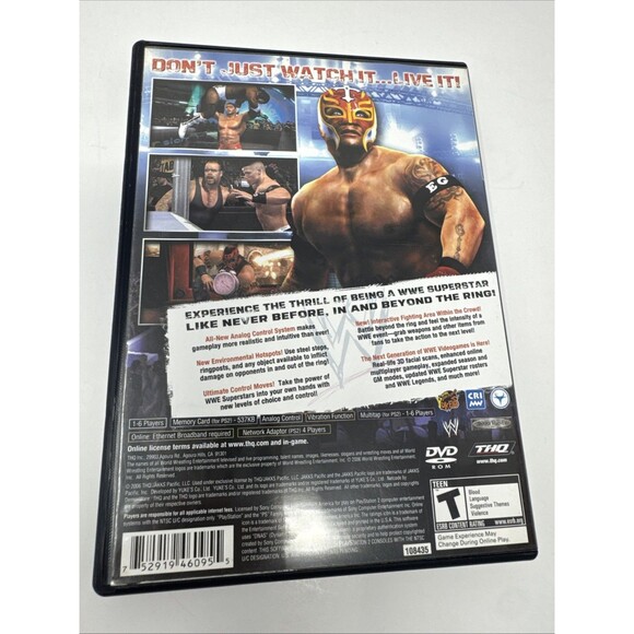 WWE Smack Down vs Raw 2007 (PlayStation 2, PS2, 2007) Complete w/ Manual CIB - Picture 2 of 5